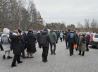 Helmikuun 2025 lintukävelylle lähdössä